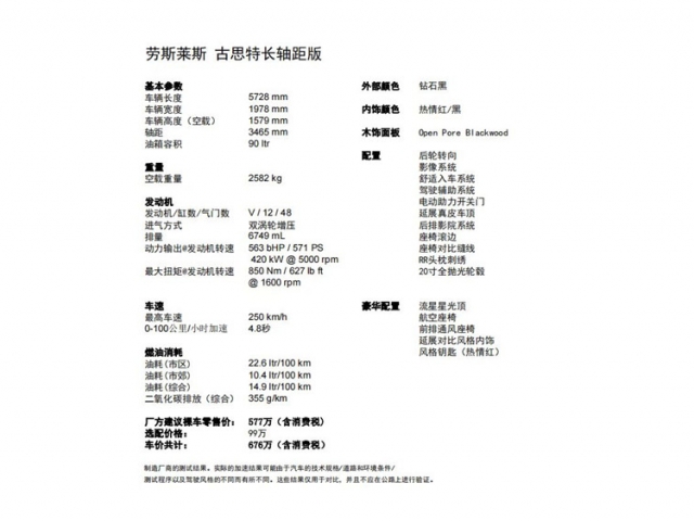 损余劳斯莱斯处置